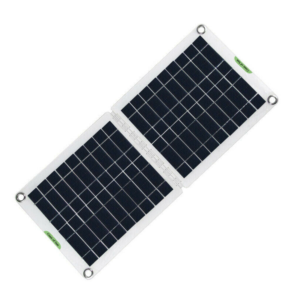60W Foldable Solar Panel Sets 18/12/5V Solar Power Phone Charger with Dual USB