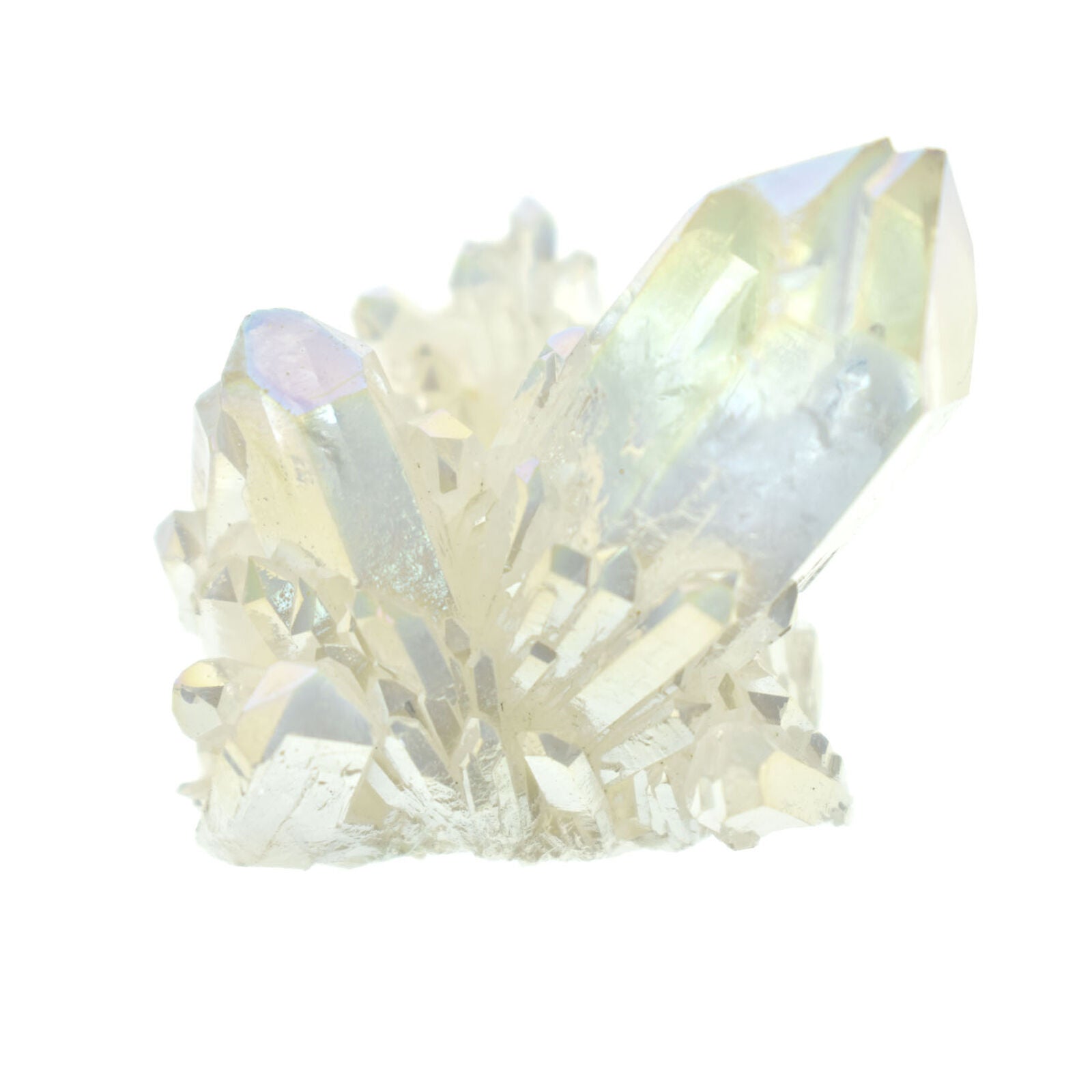 white Quartz Cluster Crystal Gem Stone Healing Mineral Specimen Reiki