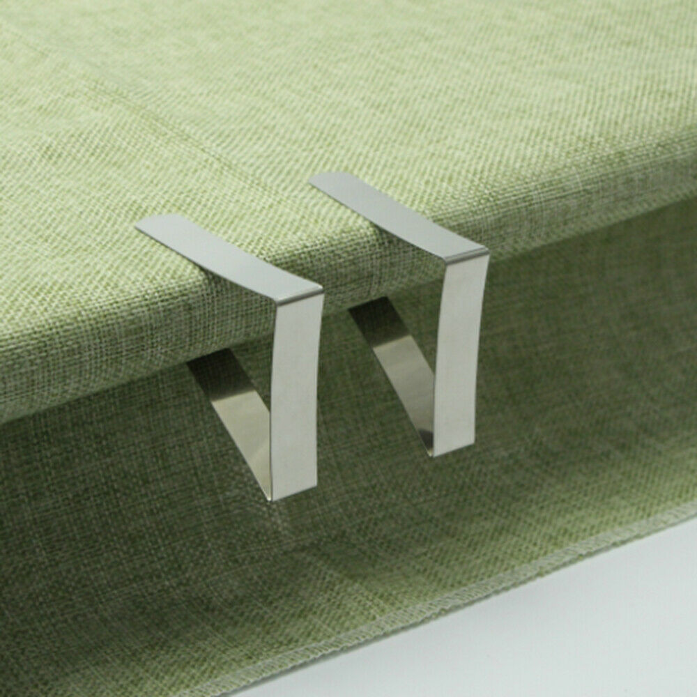 4Pcs Stainless Steel Tablecloth Tables Cover Clips Holder Table Cloth Clamps