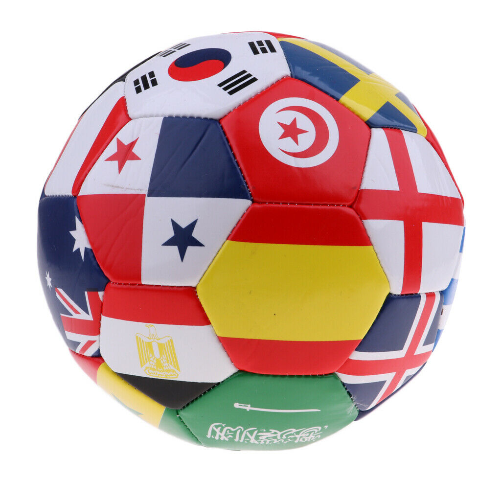 Size 5 Football Soccer Training/Match Ball For Adults & Kids- National Flag