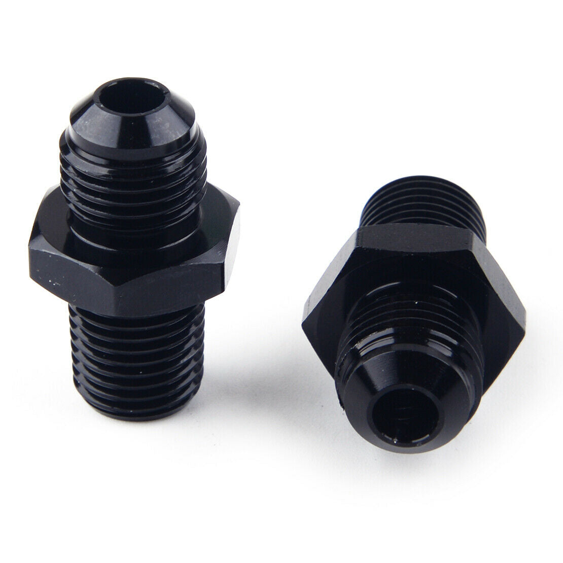 2Pcs 6AN Transmission Oil Cooler Adapter Fitting Fit for GM Turbo 700R4 400 as