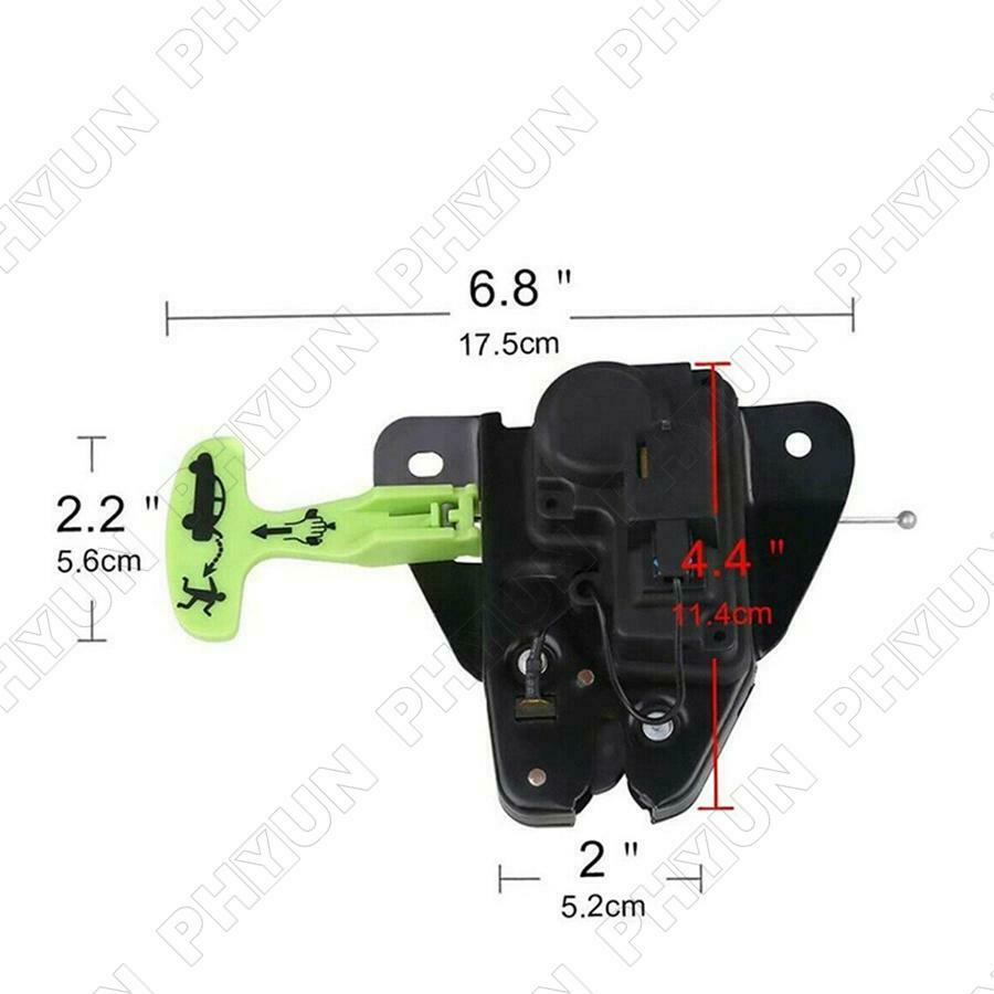 For Dodge Challenger Dart Chrysler 200 Tailgate Lock Trunk Latch Actuator Motor