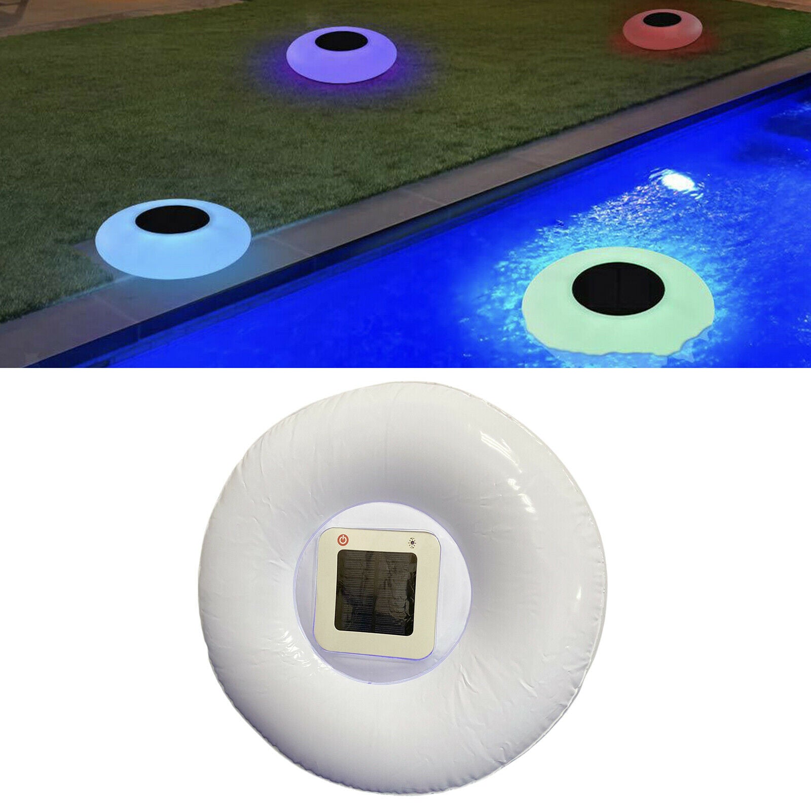 IP65 Swimming Pool LED Lights 7Color Changing for Garden Lawn Pond Beach Party