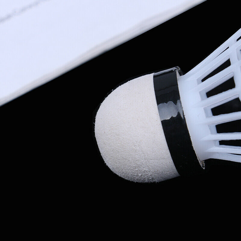 12 Pcs White Plastic Badminton Ball Shuttlecocks Sport Training Sport .l8
