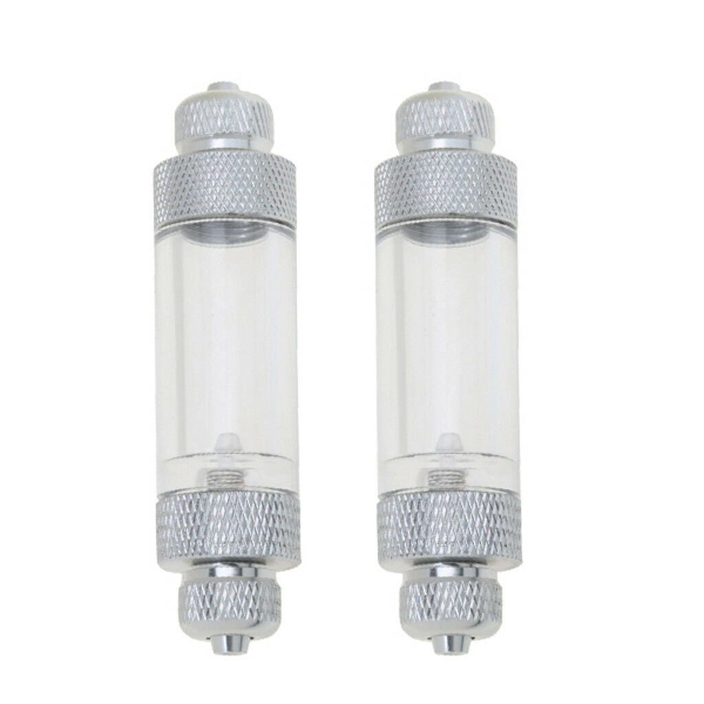 2Pcs Double Head Aquarium Plant CO2 Non-return Bubble Counter Fish Tank Tool