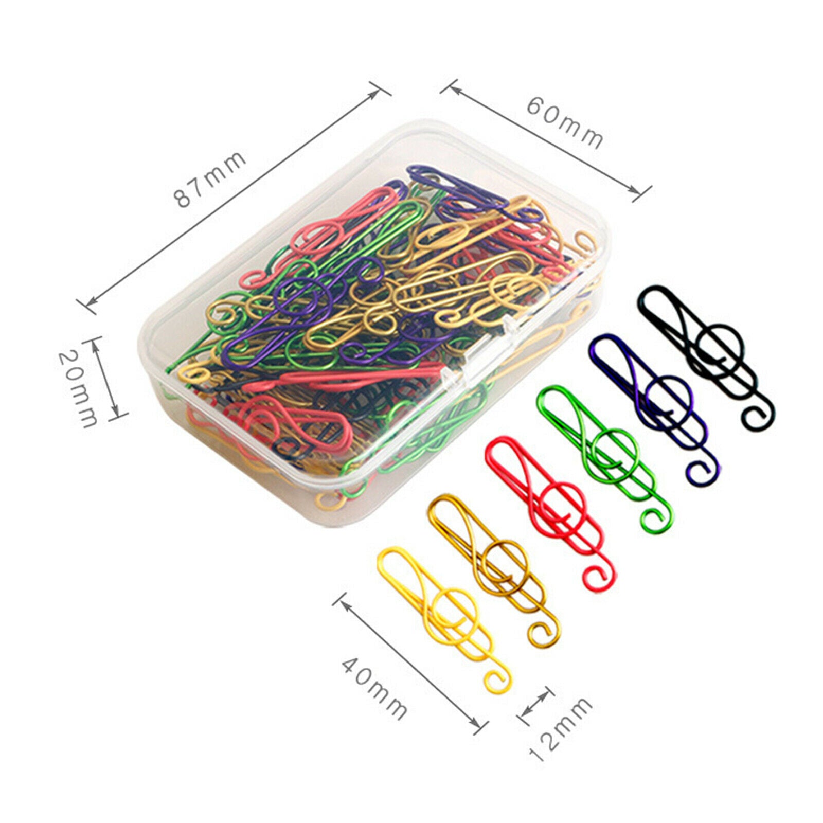 Paper Clip Paperclip Decorative Paper Clamp Document Mark Clips Accessories