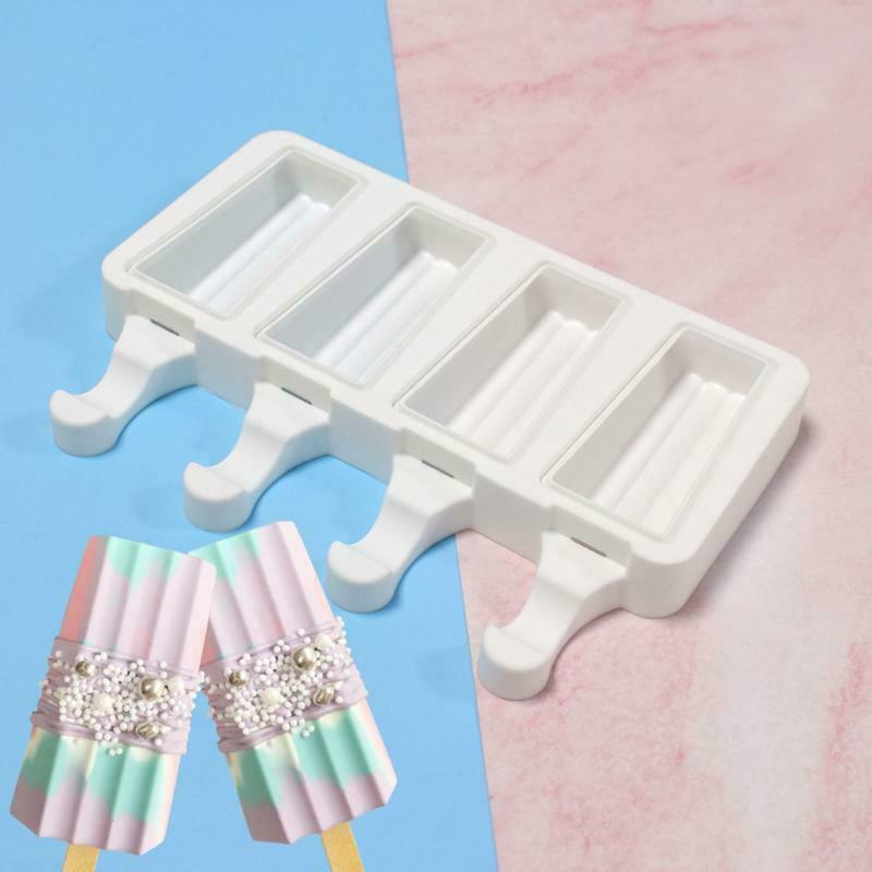 Cavities Cake Mold Tray Silicone Dessert Mould Popsicle Maker Mold Home Durable