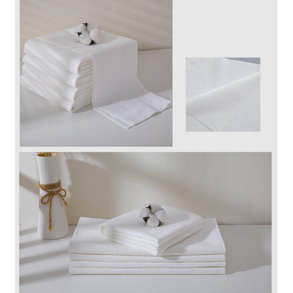 100Pcs Hairdressing Disposable Towels 70x30cm Toilet Bathroom Salon White