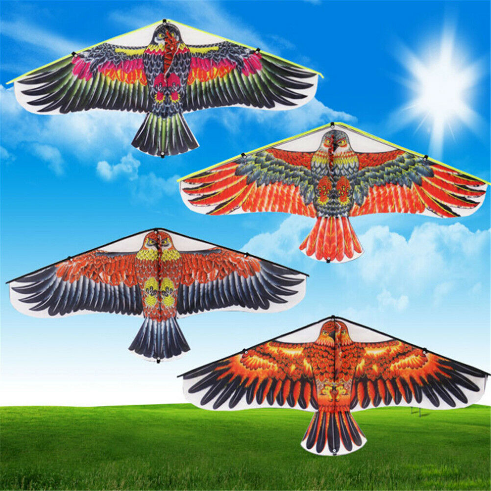 1PC Flat Eagle Bird Kite Children Flying Bird Kites Outdoor Garden Toys M.l8