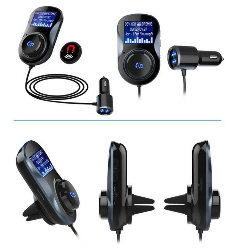 Bluetooth Car FM Transmitter MP3 Player Radio Adapter Kit Dual USB USB Charger