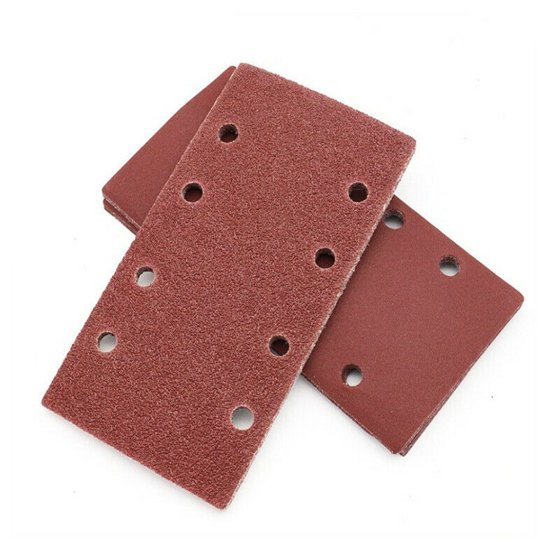 80PCS Square 60 80 120 180-600 Grit Polish Sandpaper Sanding Wood Pads Disc Kit