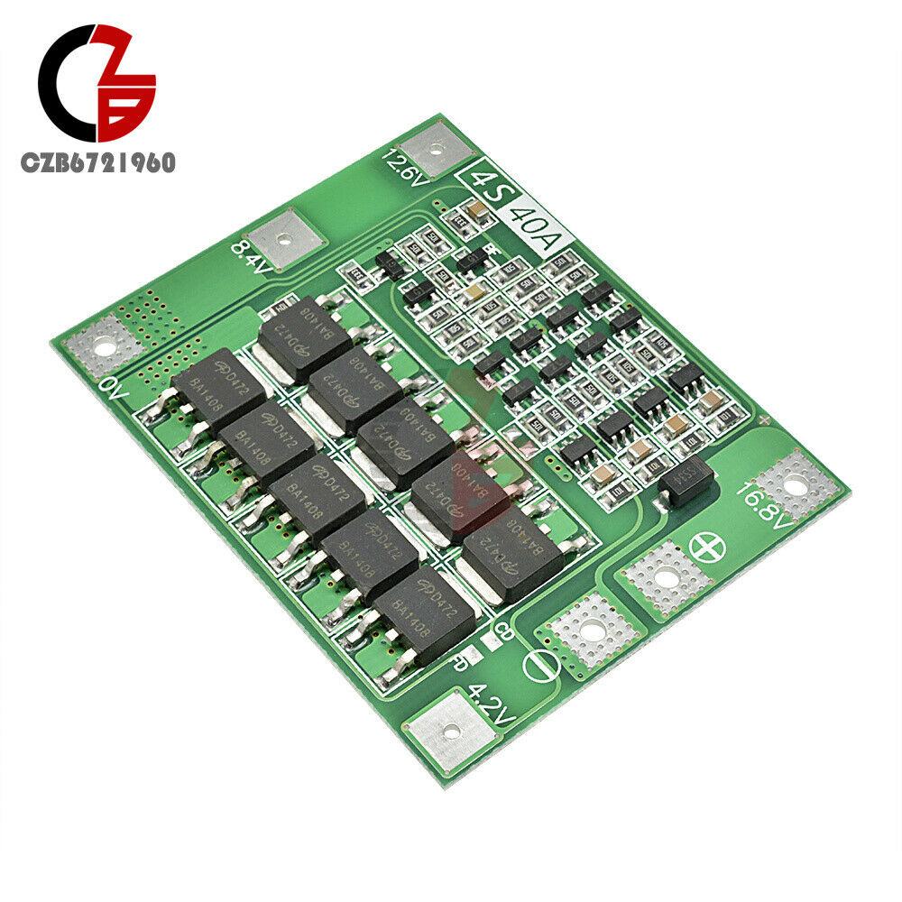 1PC 4S 40A 16.8V 18650 26650 Enhanced Li-ion Lithium Battery Protection Board