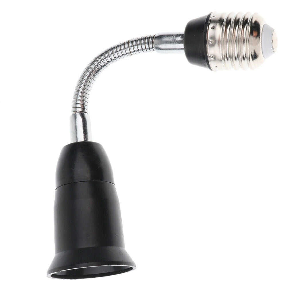 E27   Extension Adjustable Medium Light Bulb Socket Converter