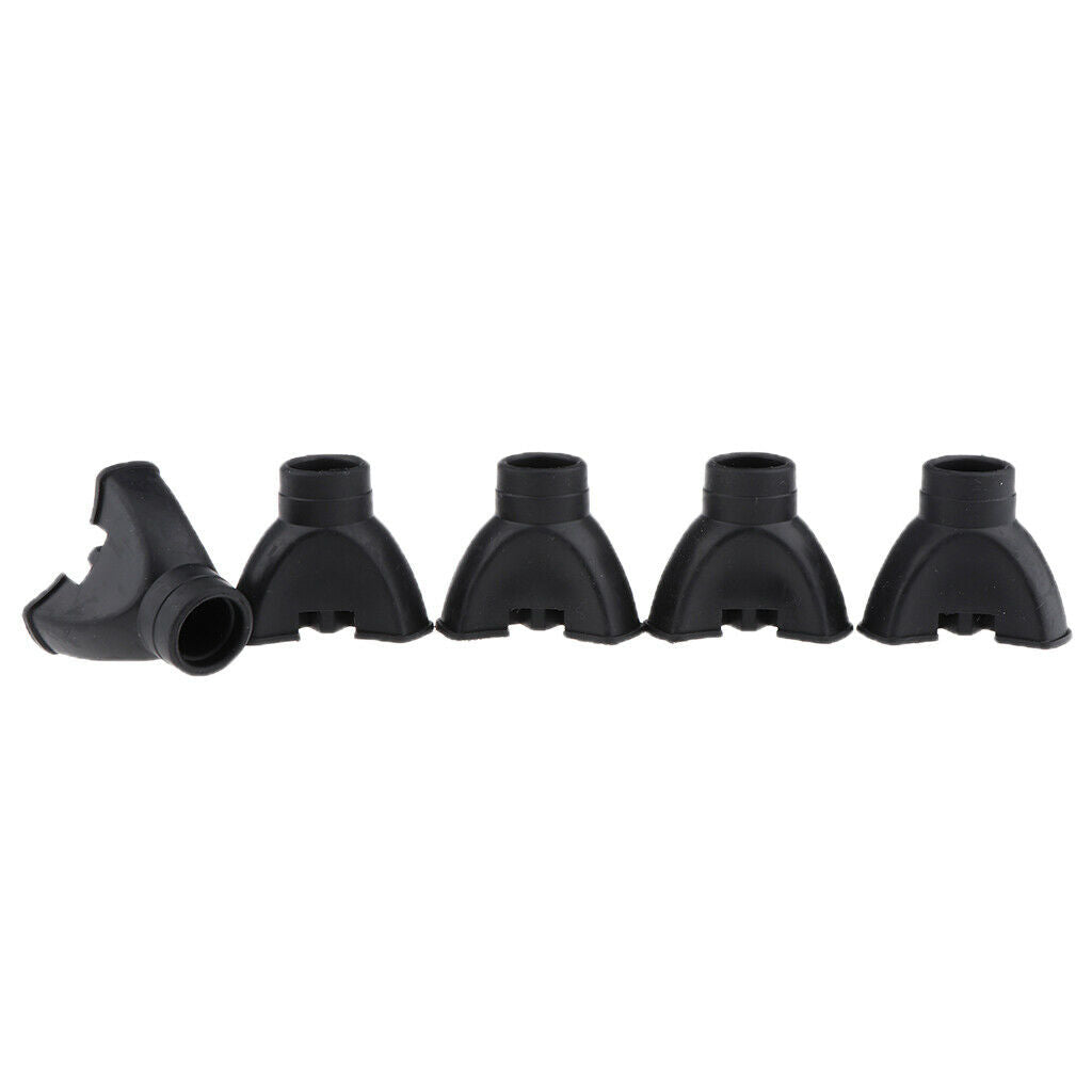5Pcs Crutch Ferrules Rubber End Walking Stick Tips Feet Trekking Pole Bottom