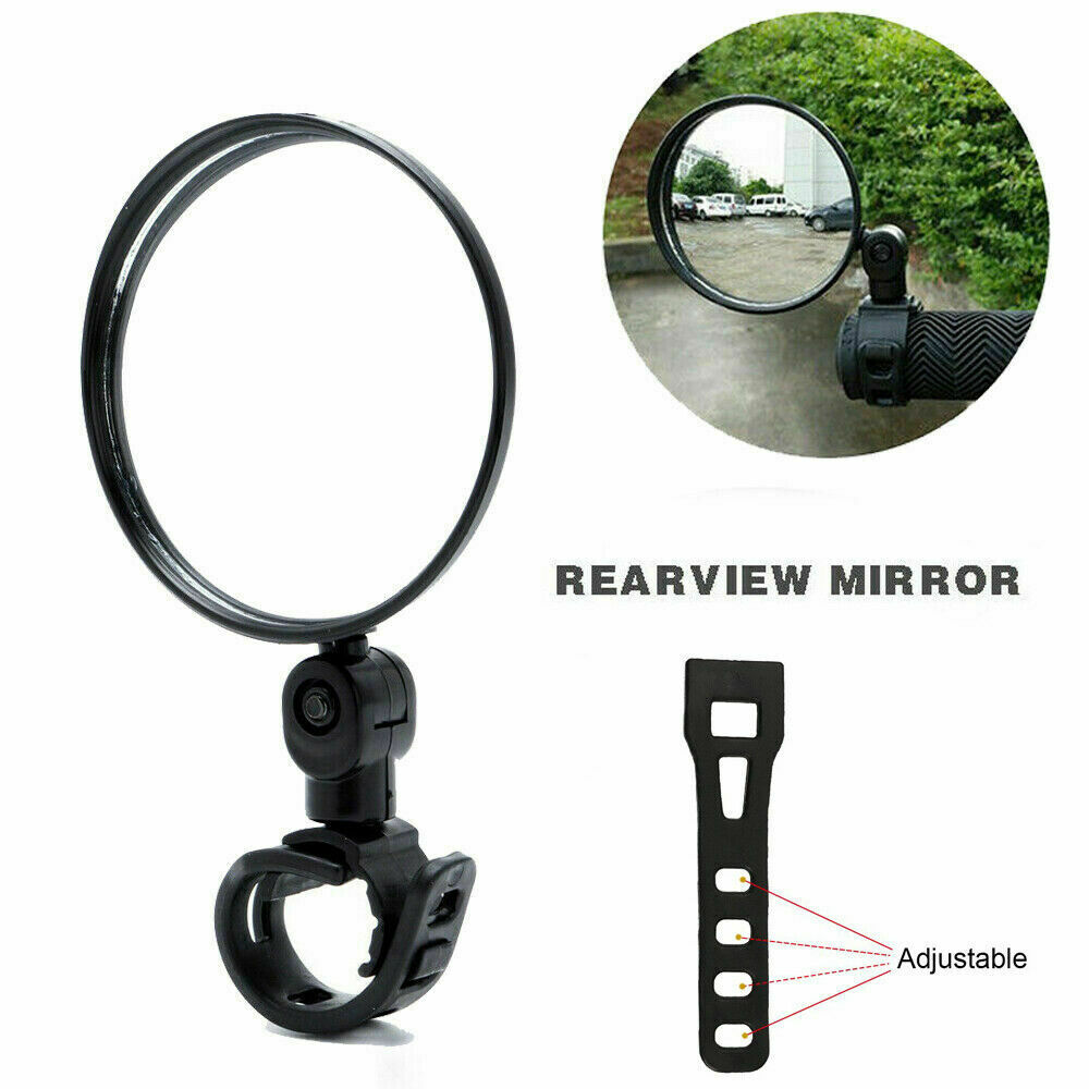 360Â° Adjustable Handlebar Glass Rear View Mirror for Road Bike Bicycle