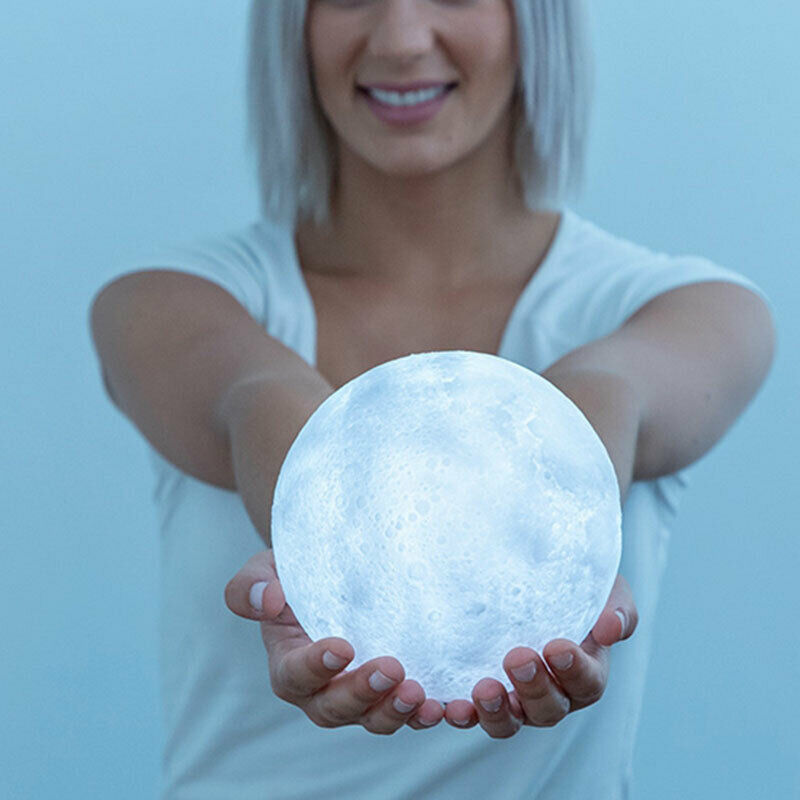 Lamp Moon LED To Control Touch Sensitive - New