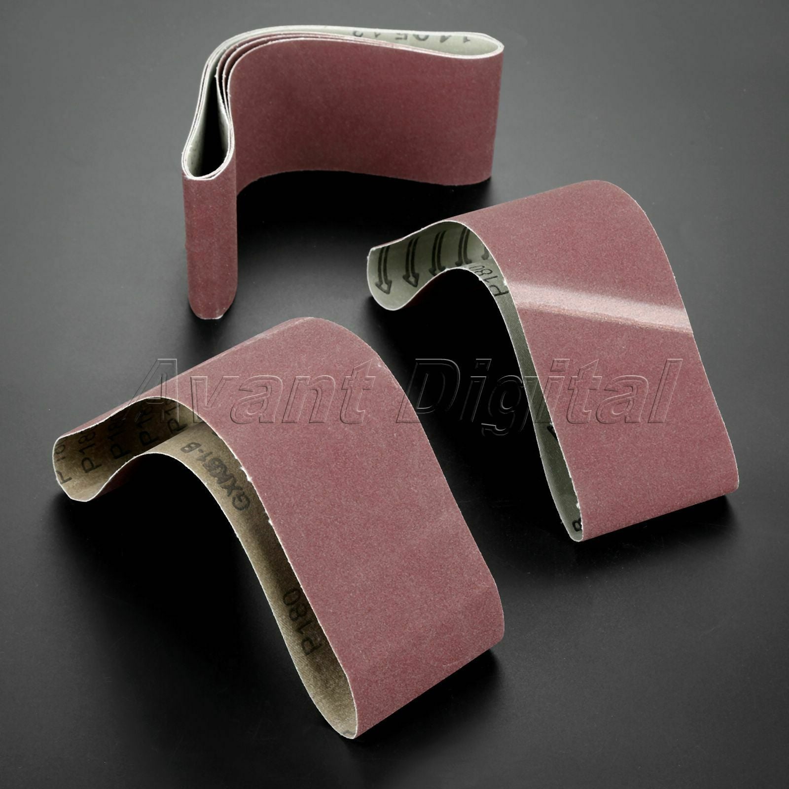 180# Grit Grinding Polishing Sander Belts Abrasive Sharpening Sanding Tool 5pcs