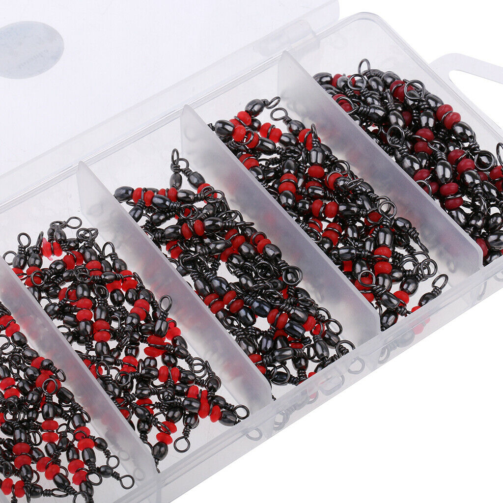 125 Pieces Of Fishing 3 Way Rolling Whirl   Suitable For Night Fishing