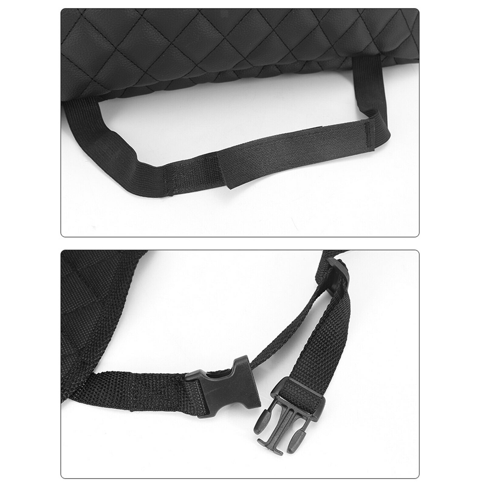 2Pcs Large Car Net Pocket Storage Bag Seat Side Back Holder Organizer Pouch