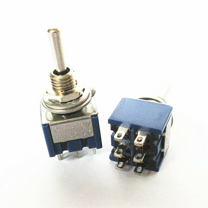 3A/250V 6A/125V Toggle Switch Toggle Switch Blue Mts-203 Dual 6-Pin 3 Gear