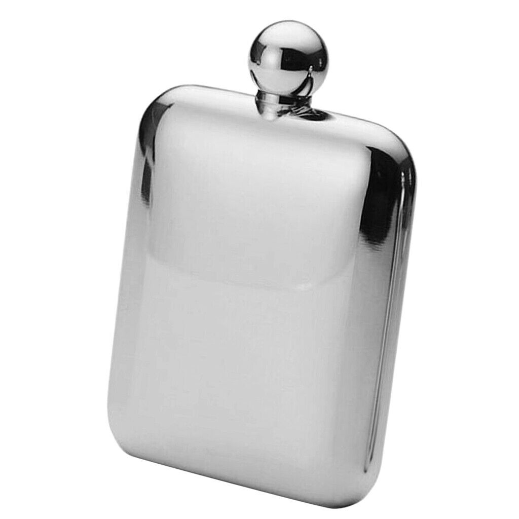 6 Oz Portable Hip Flask Alcohol Flagon Drink Bottle W/ Funnel Travel Fishing