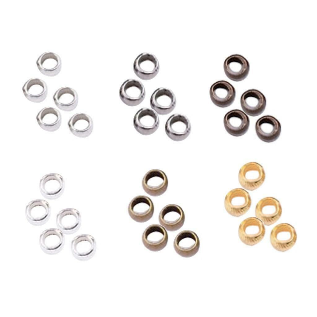 3000Pcs Loose Spacer Beads Mixed Colors Round Beads for Jewelry Making Findings