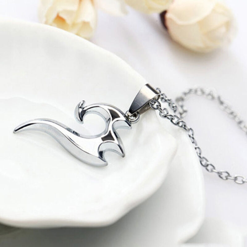 Romantic His & Hers Couples Pendant Necklace Chain For Women Men Lovers Gift