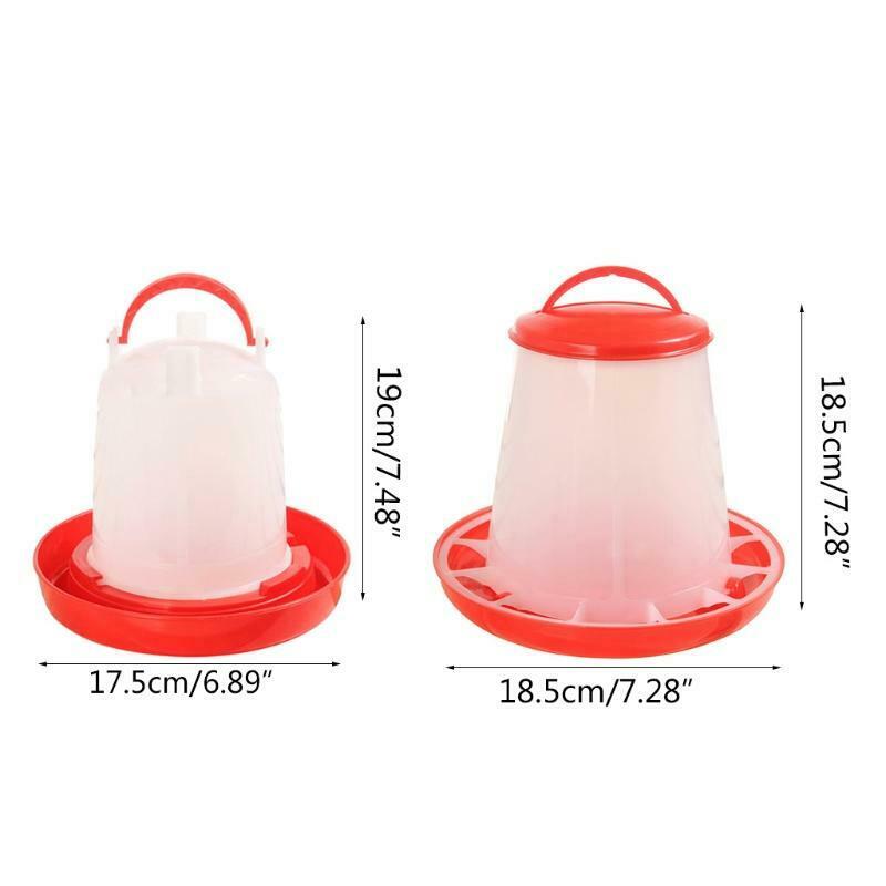 Chick Feeder and Waterer Combo Birds Poultry Feeding Equipment Tool Kit