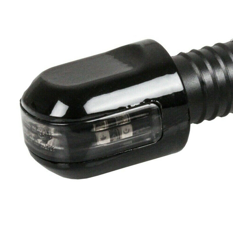 2PCS Motorcycle Bikes LED Turn Signal Light Indicator Blinker Handlebar End Lamp