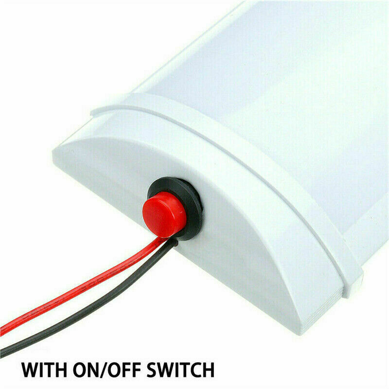 2x 12V LED Auto Car Interior Lights Dome Roof Ceiling Reading For RV Van Camper
