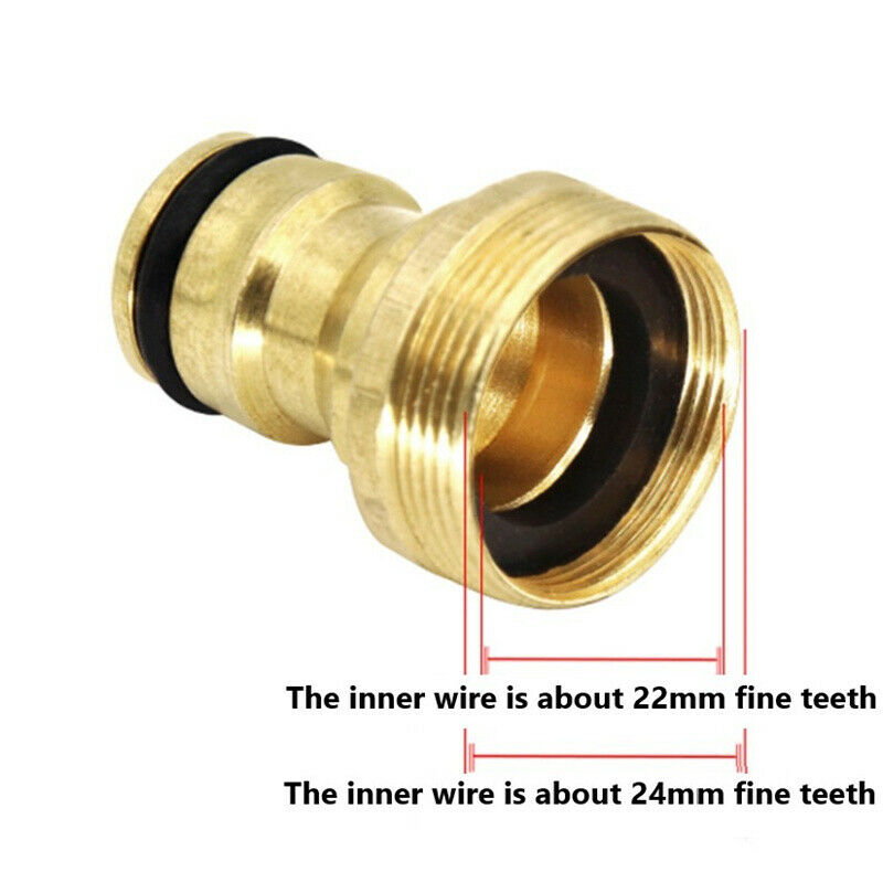 Brass Thread Hose Water tube Connector Adaptor Fitting Garden Quick Connector