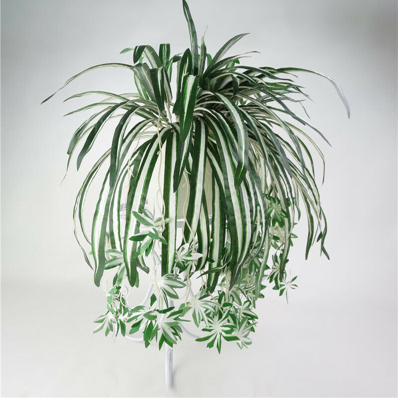 Artificial Silk Plant Hanging Office Home Garden Chlorophytum Comosum Greenery