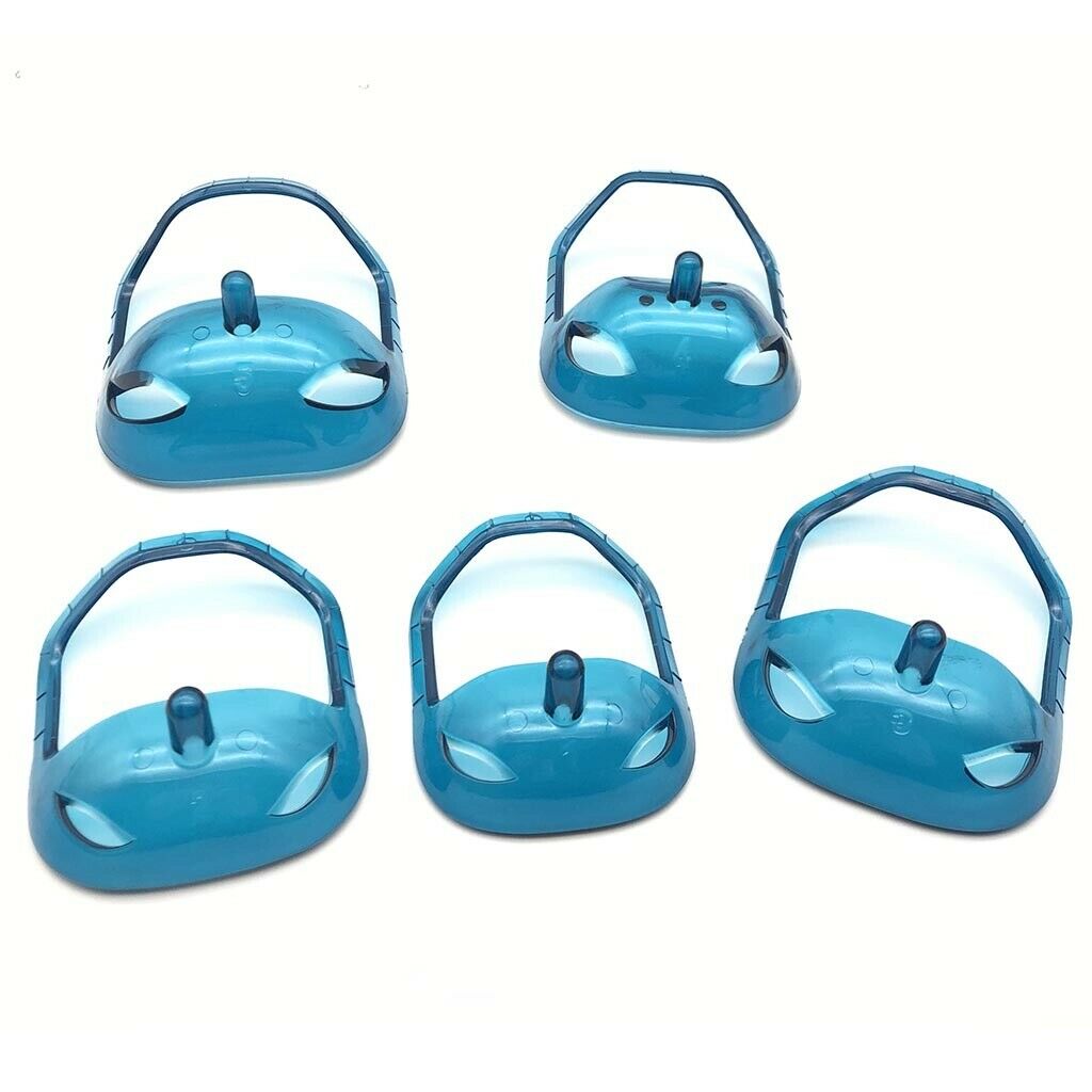 Durable Salon Male   Beard Mustache Styling Grooming Template Tool Blue