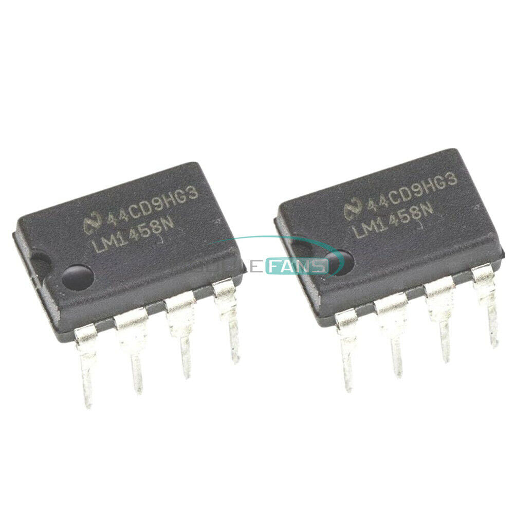 20PCS LM1458 LM1458N DIP-8 DUAL OPERATIONAL AMPLIFIER IC LM1458