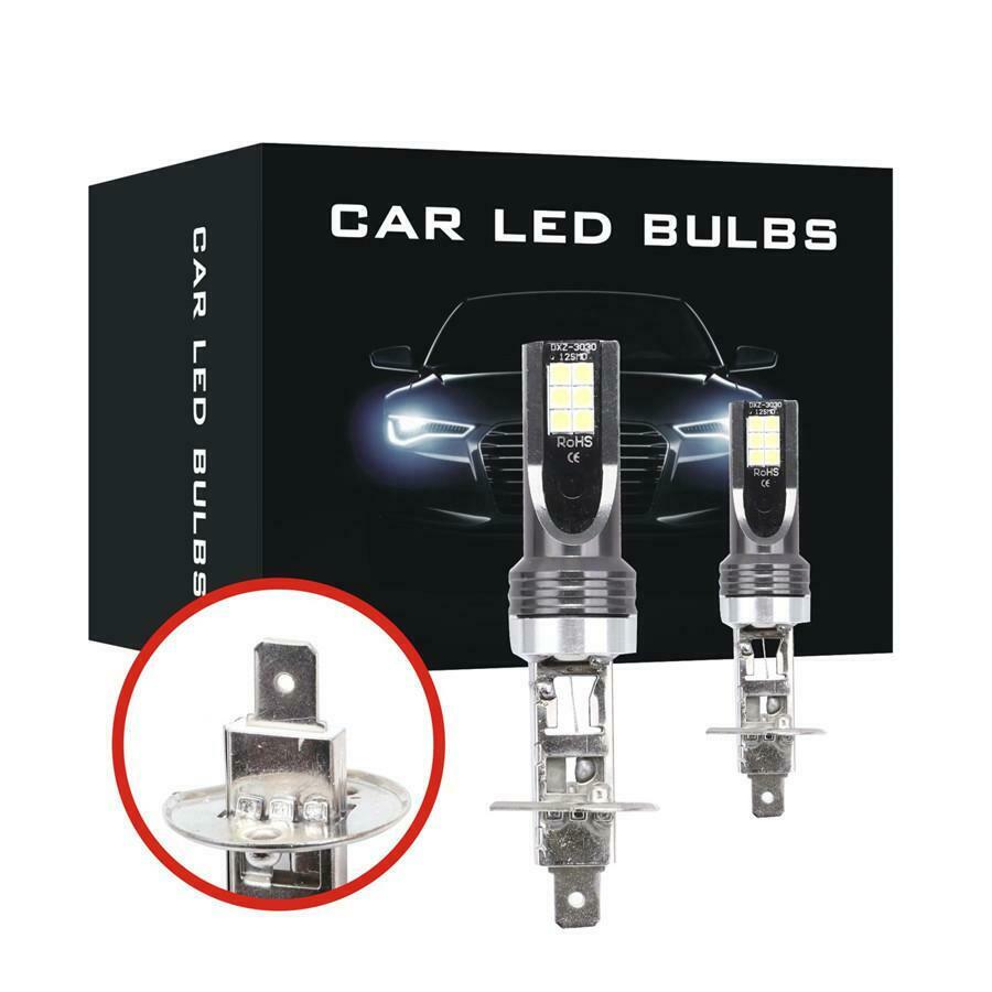 2Pcs Xenon White H1 Car Headlight/Fog Light Bulbs Driving DRL Lamp 110W 6000K