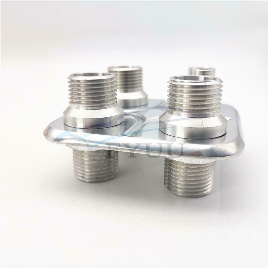 4 Port Fittings Air Conditioning AC / Heater for Firewall Bulkhead