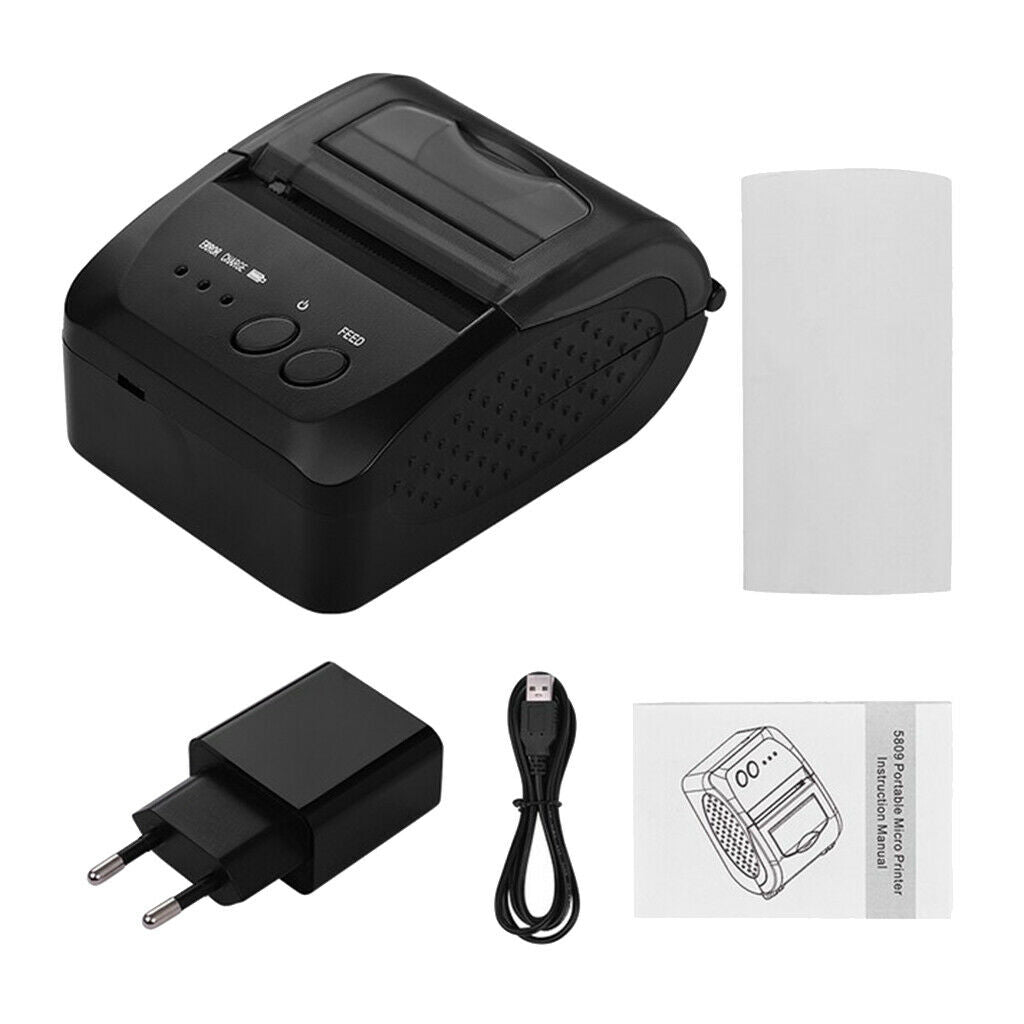 Mini Wireless Bluetooth Portable Thermal Ticket Printer Windows Mobile Phone