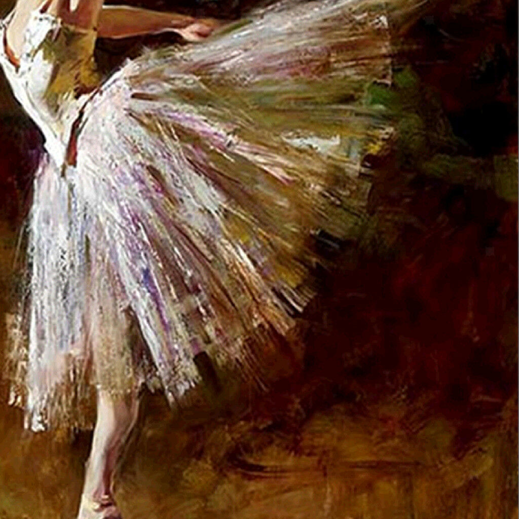 40cmx30cm Ballet Dancer 5D Diamond DIY Painting Craft Kit Home Hanging Decor