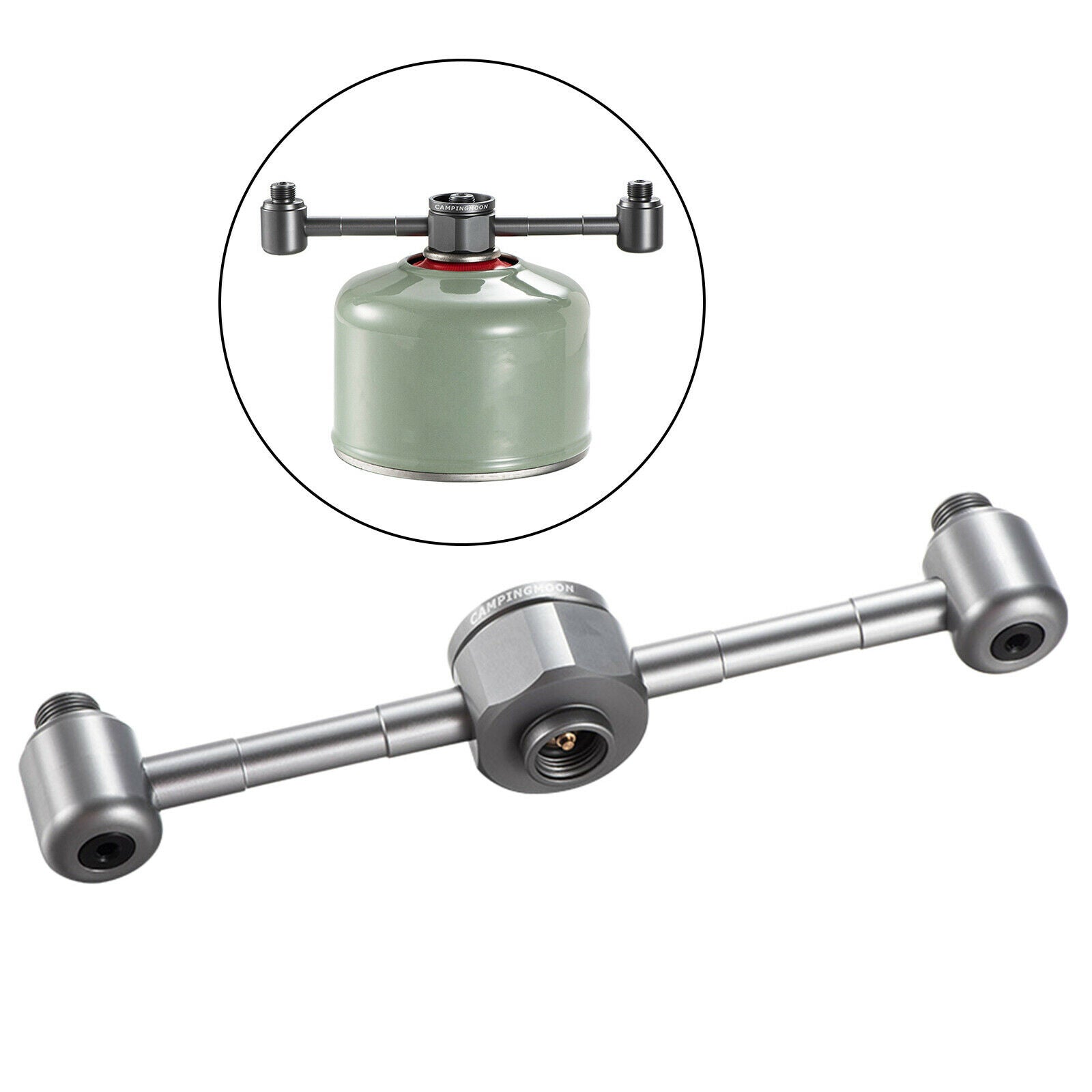 Camping Stove Adapter, Propane Tank Furnace 3 Convert, Canister Burner Adapter