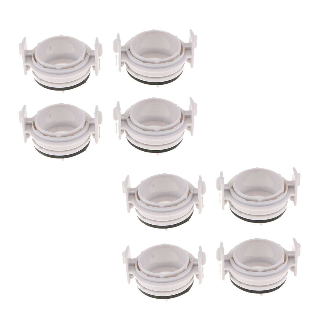 8Piece Light Bulb Holder Adapter Retainers Lamp Clips H7 for BMW H03 E46