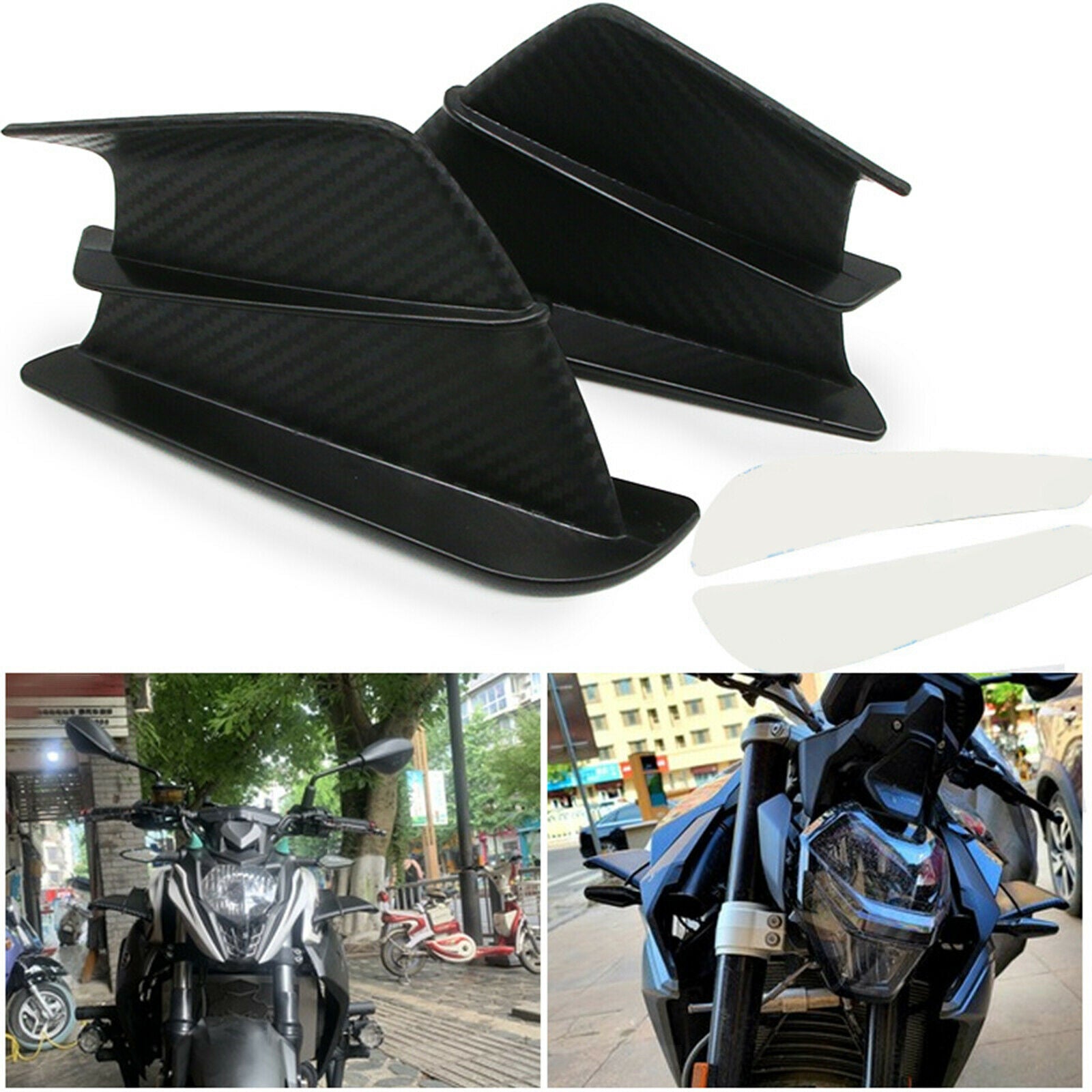 Motorcycle Modification Fixed Wind Wing Winglets Decoration Accessories