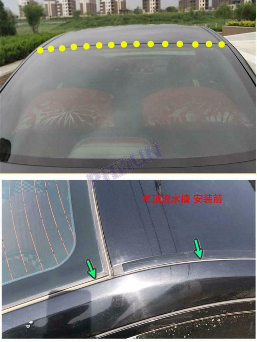 5M Car Rubber Seal Strip All Weather Edge Strip Trim For Windshield Windows