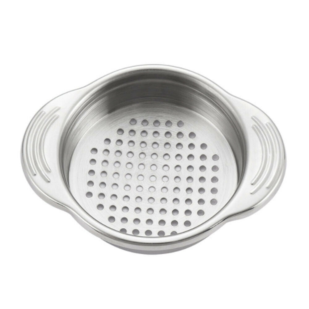 Stainless Steel Food Can Strainer Sieve Lid Oil Drainer Remover  Kichen Drainer