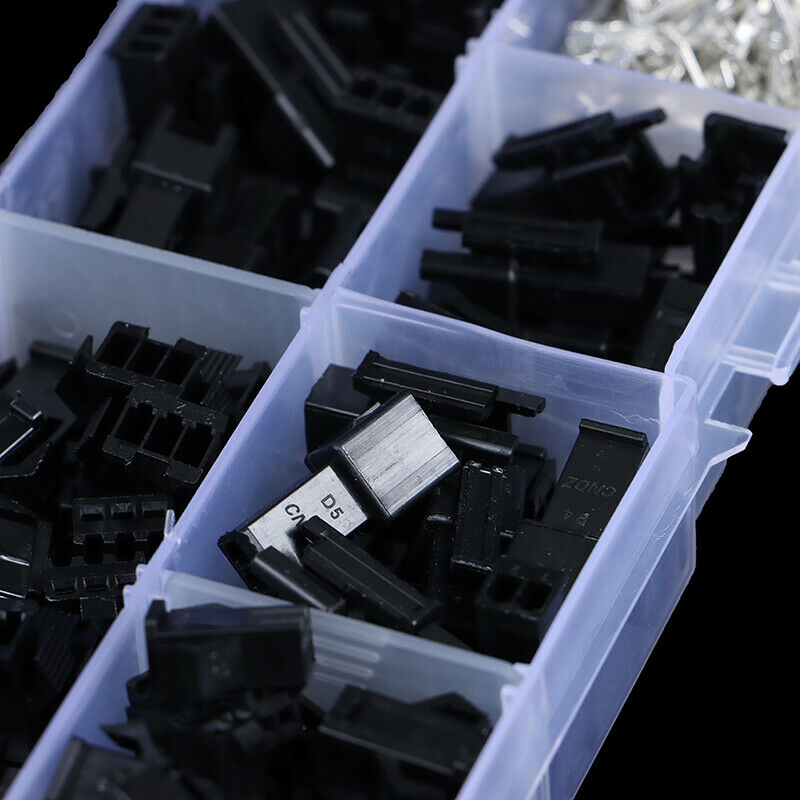 480pcs 2p 3p 4p 2.54mm Pitch Female and Male Header Connectors AdaY1