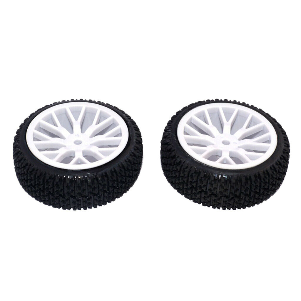 2Pc 1/16 Tire Off-road Car Tires Buggy Tyre Wheels for RC HPI HSP Hobao ZDRacing