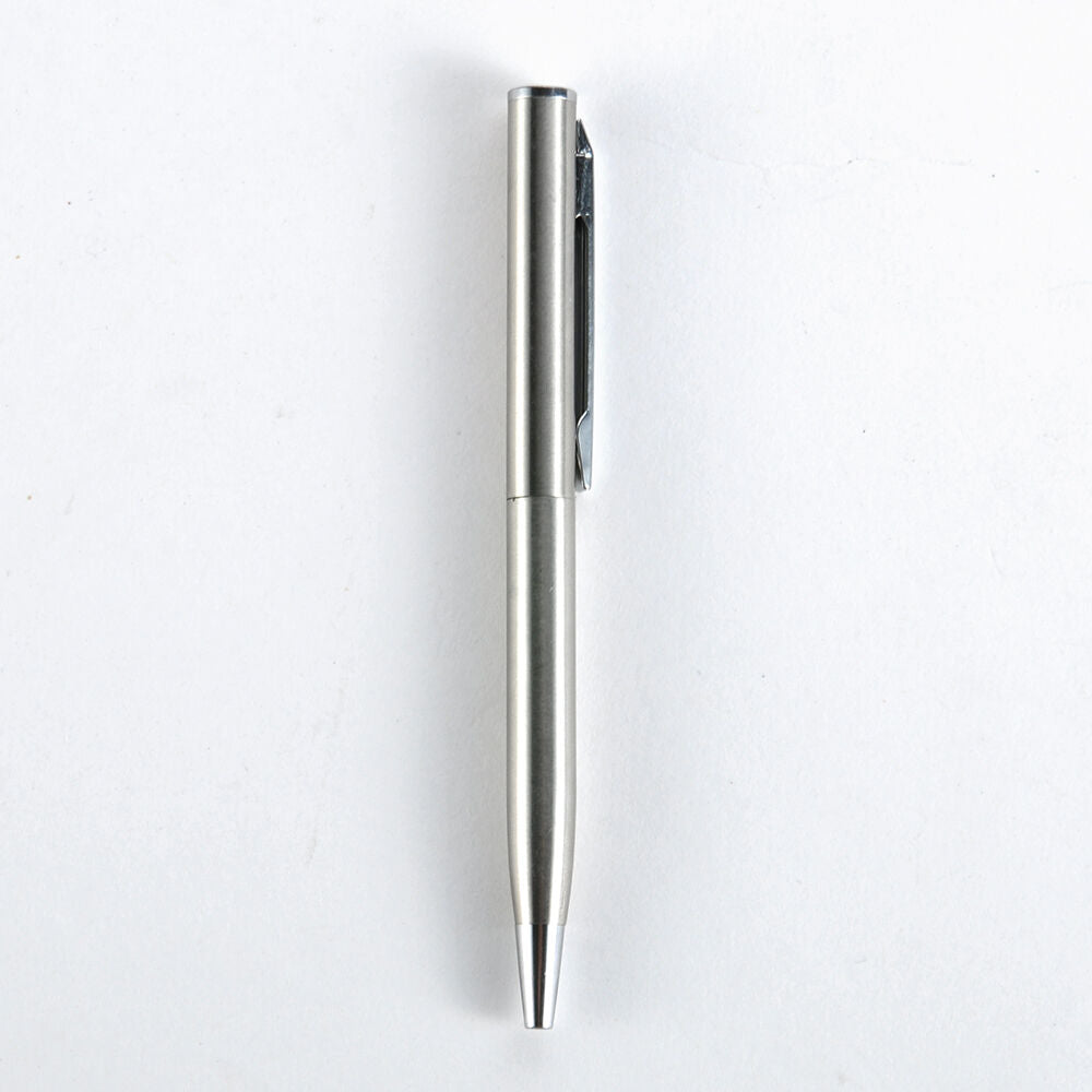 New Classic Stainless Steel Pen Ball Point Office Ballpoint Writing Stationery