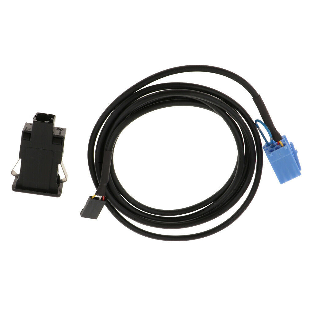 Female AUX In Audio Adapter Cable for VW for AUDI Length:152cm