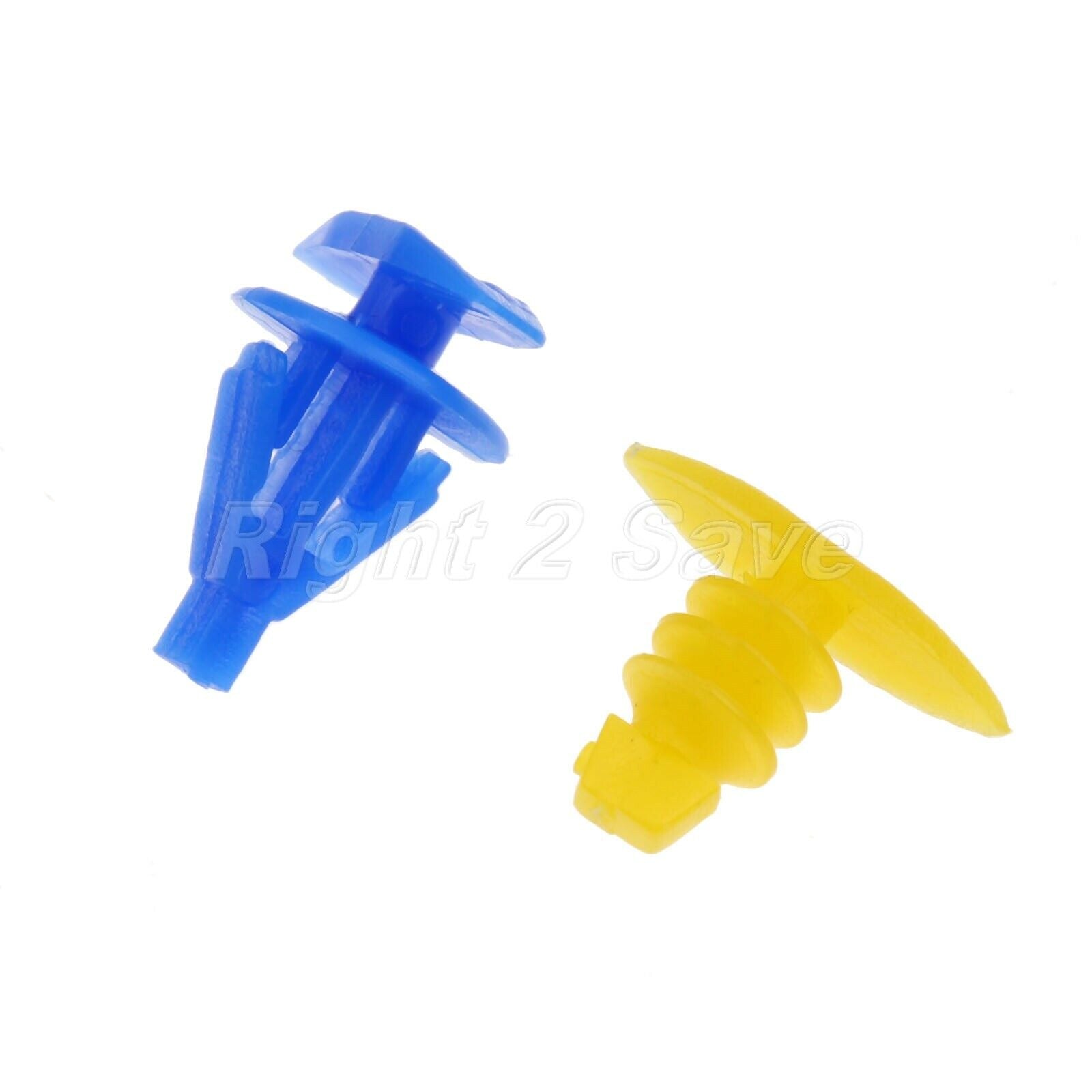 100 Car Rivets Car Door Trim Panel Clip Fastener fender bumper Auto Nylon