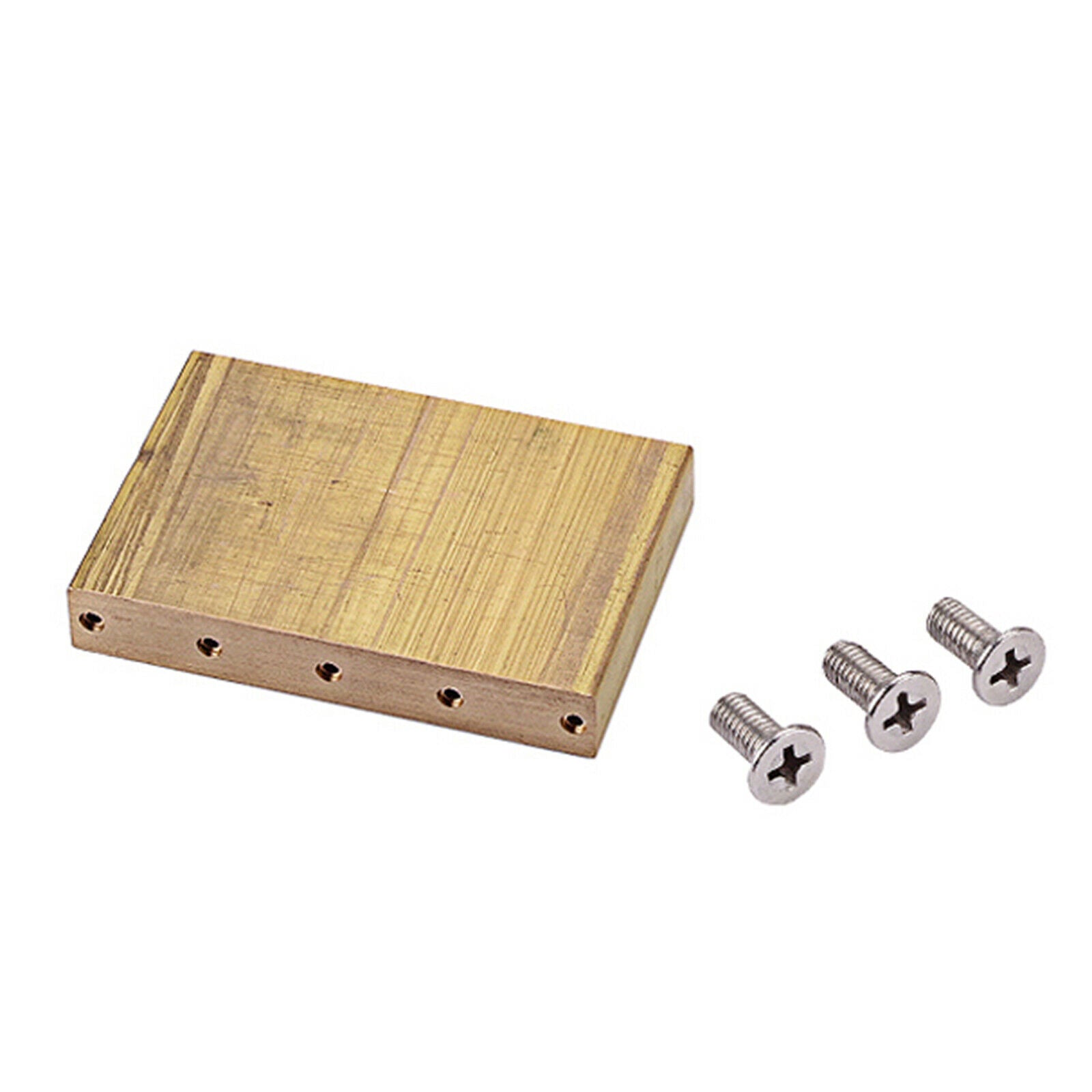 Full Brass 34 mm Guitar Tremolo Block Sustain Bridge for Electric Guitar