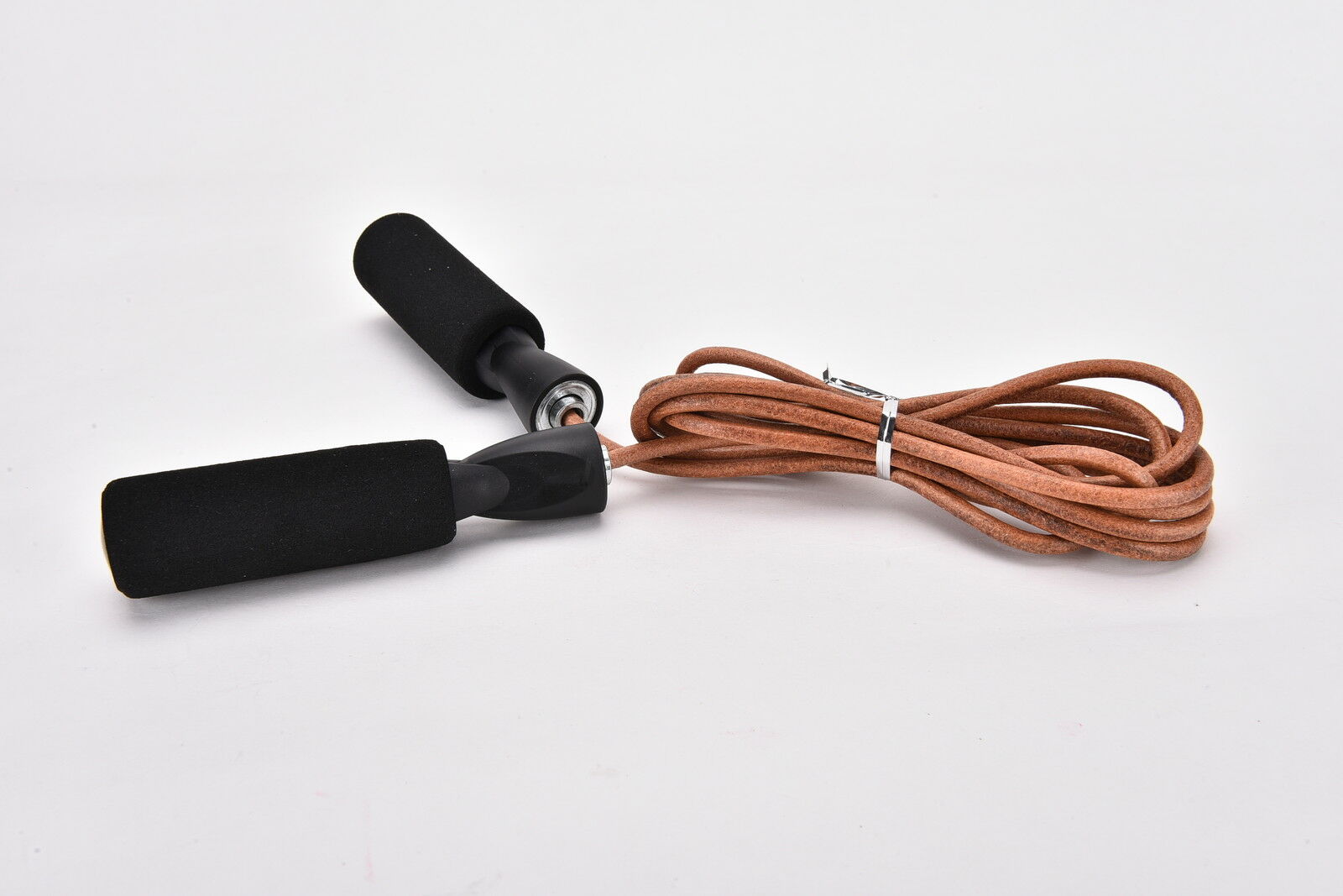 Leather Skipping Speed Rope Adjustable Weighted Boxing Jump Gym Exercise N uuJDD
